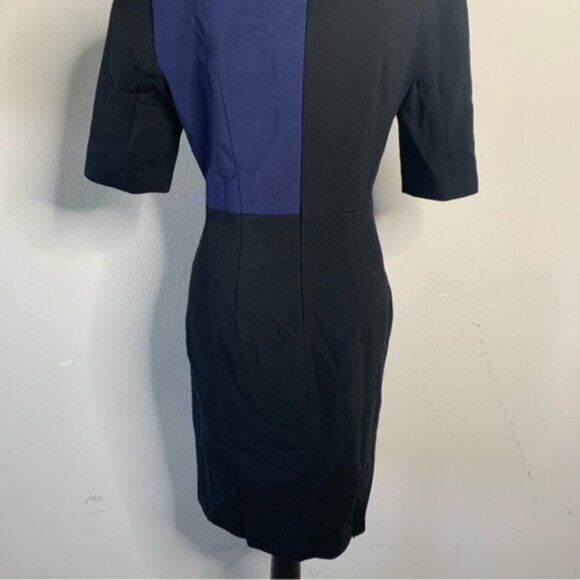 Hugo Boss Colorblock Knee Length Sheath Dress - Picture 13 of 16
